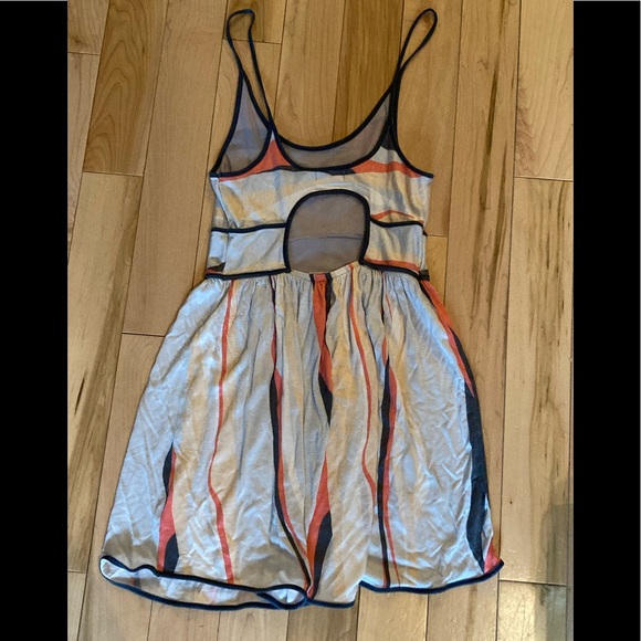 Cooperative Urban Outfitters striped dress w keyhole back spaghetti straps small - Picture 2 of 5
